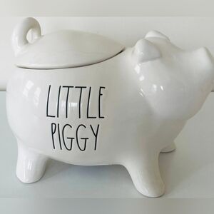 Rae Dunn LITTLE PIGGY 🐷 canister NWOT
